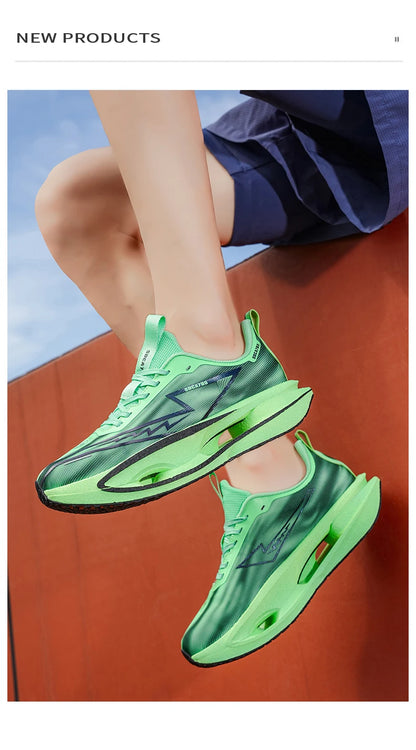 Running Shoes Marathon Specialty Men Sports Carbon Plate Breathable Ultralight Women Comfortable Athletic Cushion Stability Sneakers