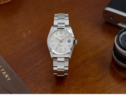 Baltany Men Automatic Watch 36MM Mechaical Wristwatch Bubble Sapphire 10ATM Waterproof C3 Luminous NH35