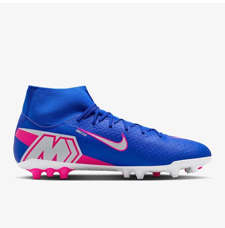 Original Nike Herren-Fußballschuhe für den Frühling, knöchelhoch, mit Schnürung, strapazierfähig, FQ8329-446