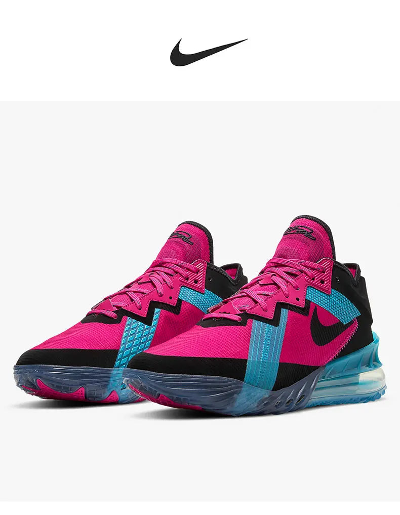 Ténis de basquetebol desportivos Nike LEBRON XVIII LOW EP originais para homem e mulher CV7564-600