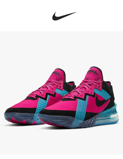 Ténis de basquetebol desportivos Nike LEBRON XVIII LOW EP originais para homem e mulher CV7564-600