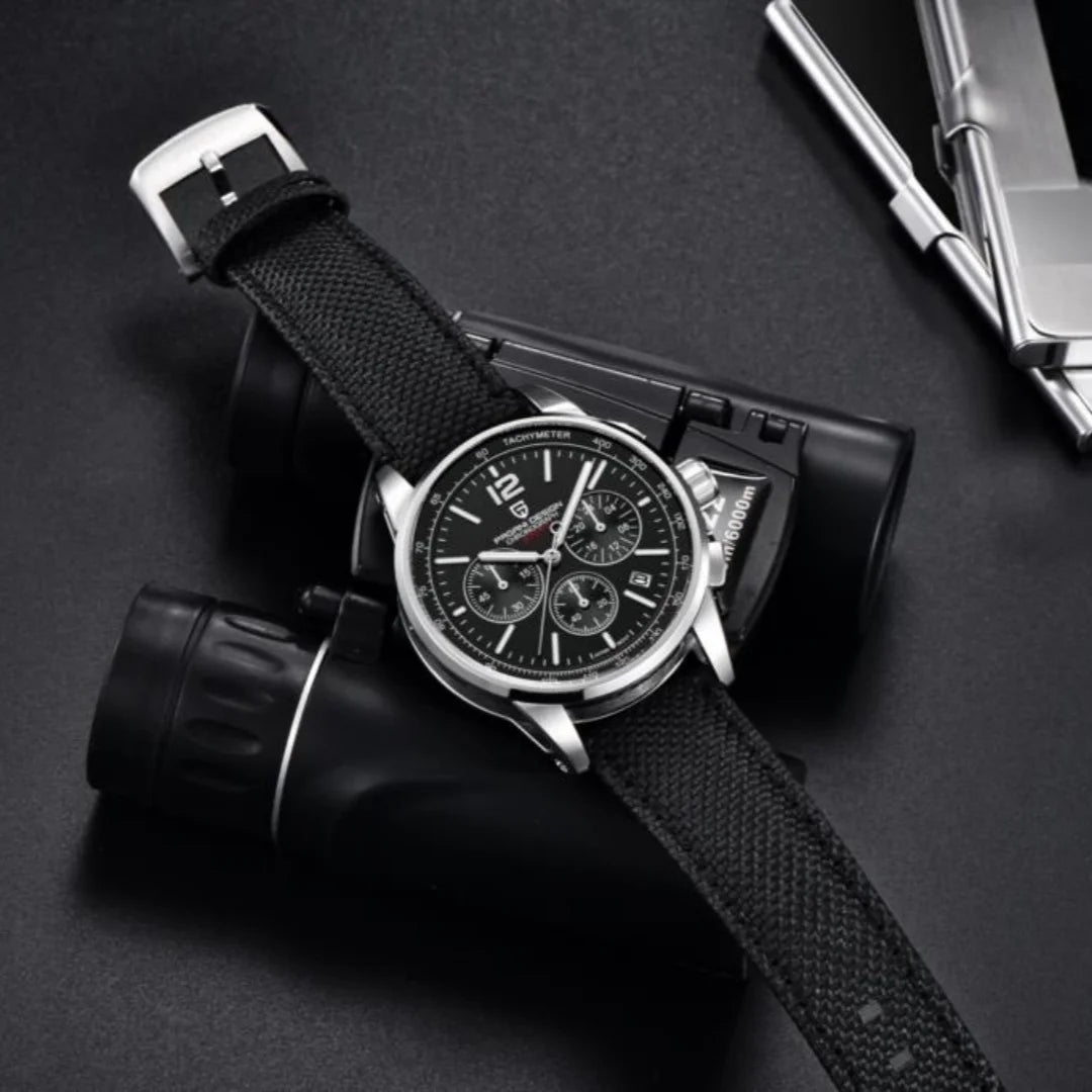 PAGANI DESIGN 2025 New Men Quartz Watches VK63 Fashion Casual 100M Water Resistant Sapphire Glass Stainless Steel Watches
