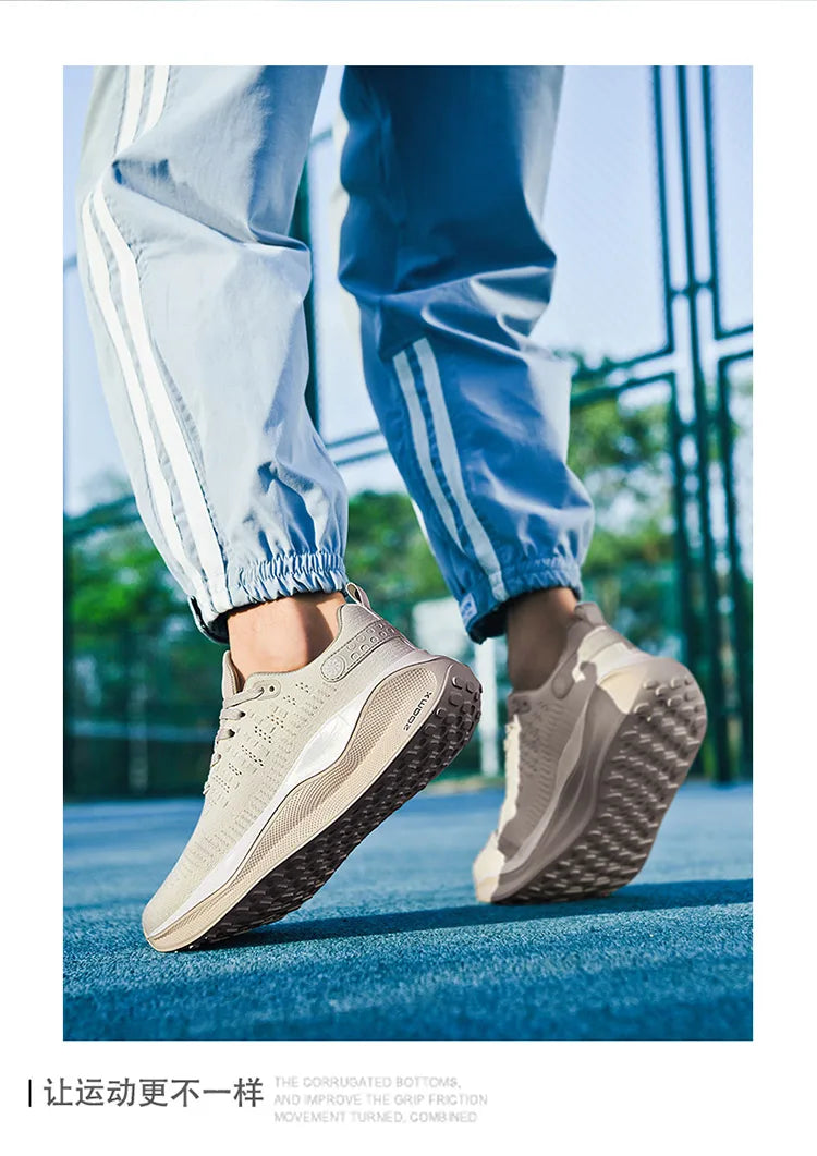 Pánské běžecké boty, sportovní, ležérní, luxusní, módní, lehké, prodyšné, na jogging, pohodlné na chůzi