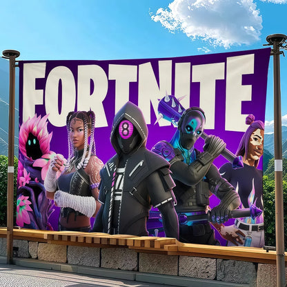 Adventure game F-FORTNITE flag Suitable For Party Club Outdoor Interior Wall Art Decoration Banner Gift