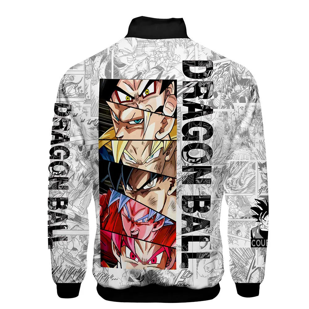 Dragon Ball 3D Print Zipper Hoodie Cool Fashion Men/Women/Kids Long Sleeve Hoodies Sweatshirt Casual Cosplay Jacket Clothes