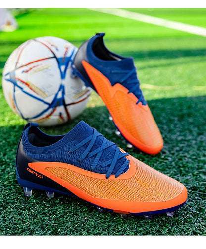 Nove muške nogometne kopačke za teren, prozračne neklizajuće tenisice za nogomet za odrasle, sportski model s dugim čepovima za trening i utakmice, udobne za dječake