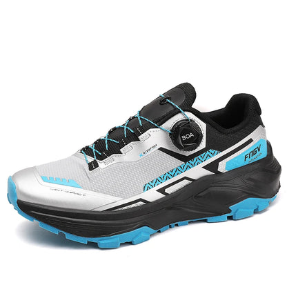 Mens Running Shoes Outdoor Mesh Breathe Mountain Off Road Climbing Shoes Wear Resistant Cosy Fashion Sneakers for Men