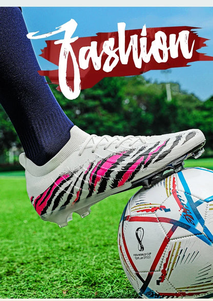 New Men's Football Boots Sport Soccer Shoes Match Unisex Ultralight Cleats Comfortable Non-Slip Outdoor Adult Grass High-quality