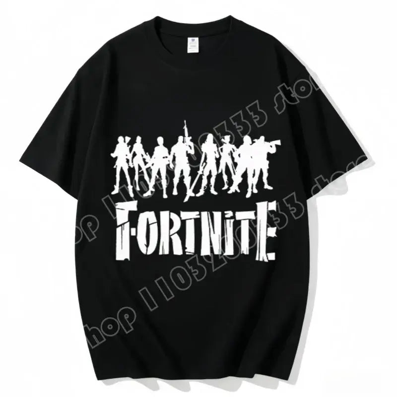 Fortnite majica s okruglim izrezom, uniseks za odrasle, gaming plesna moda, nova, od čistog pamuka, kratkih rukava, savršena za ležerno nošenje i odmor