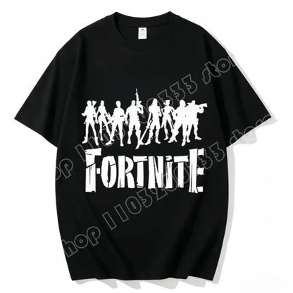 Fortnite majica s okruglim izrezom, uniseks za odrasle, gaming plesna moda, nova, od čistog pamuka, kratkih rukava, savršena za ležerno nošenje i odmor