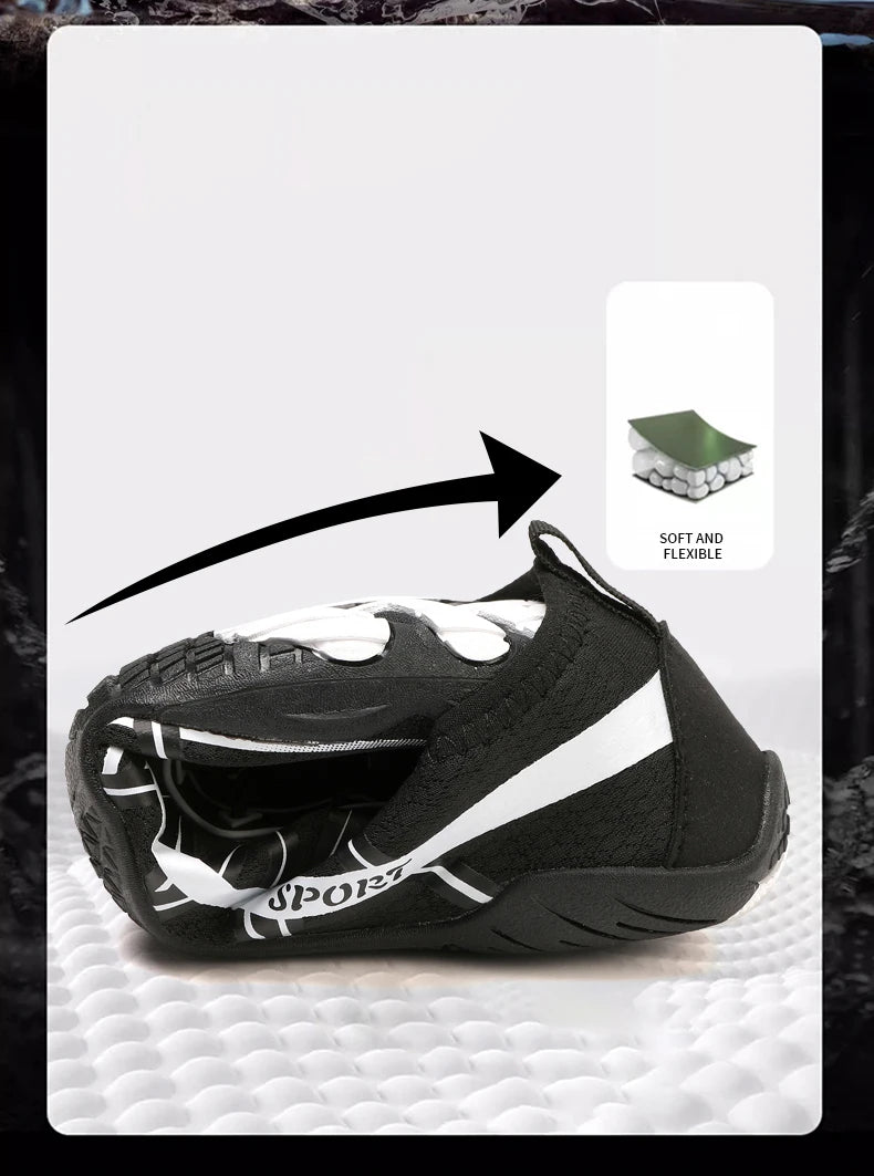2025 New Water Shoes Barefoot Beach Sports Shoes High-quality Non-slip Swimming Shoes Five-finger Casual Sports Shoes Unisex
