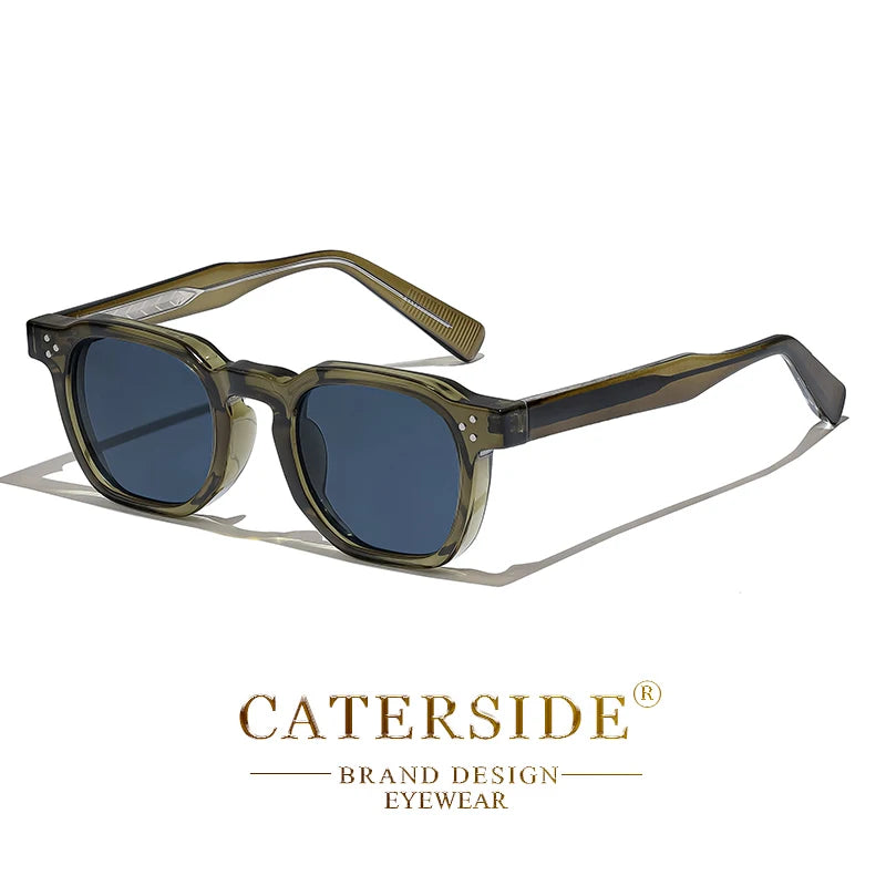 1/2/3 Pairs CATERSIDE Fashion Men Sunglasses Retro Brand Design Polycarbonate Frame Sun Glasses Women Travel Party Eyeglasses