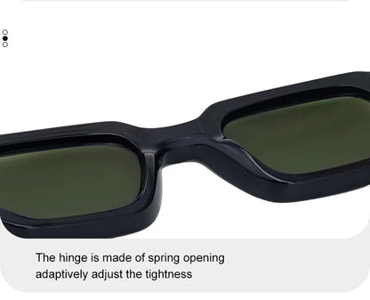 Polarized Square Punk Sunglasses Men 2026 Luxury Brand Classic Rectangle Sunglass UV400 Driving Eyewear Fashion Outdoor Shades