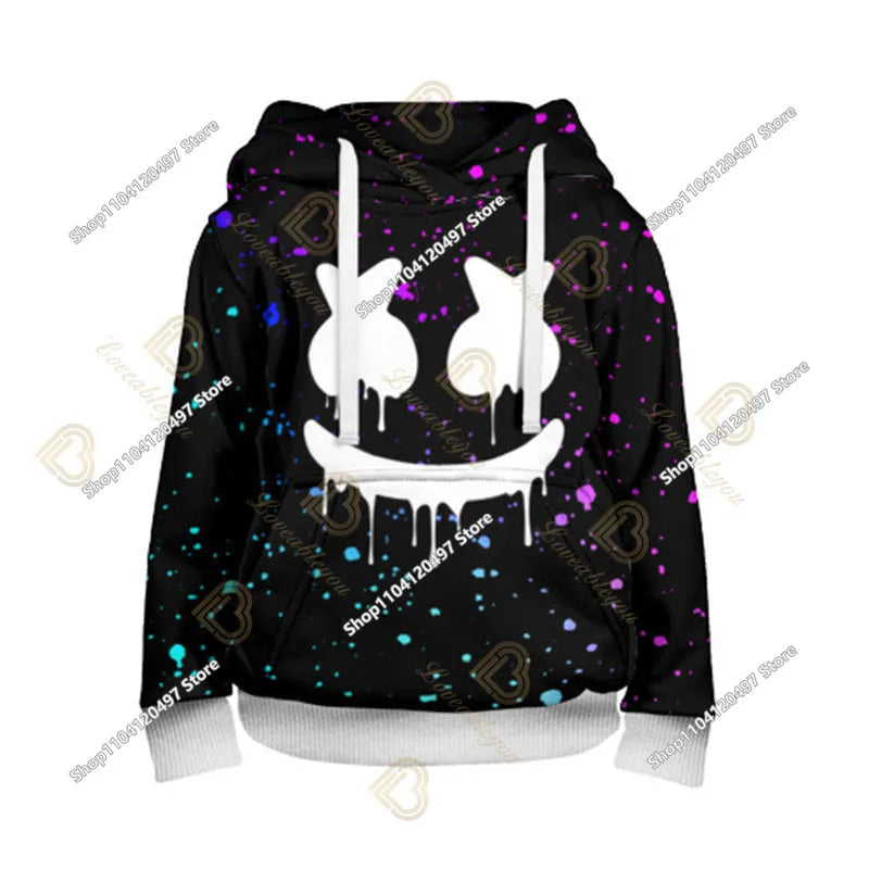 2-14Y Sweatshirt Fortnite Child Print Hoodie Sweatshirts Boys Girls Fashion Harajuku Jacket Kids Clothes Games Cosplay Costume
