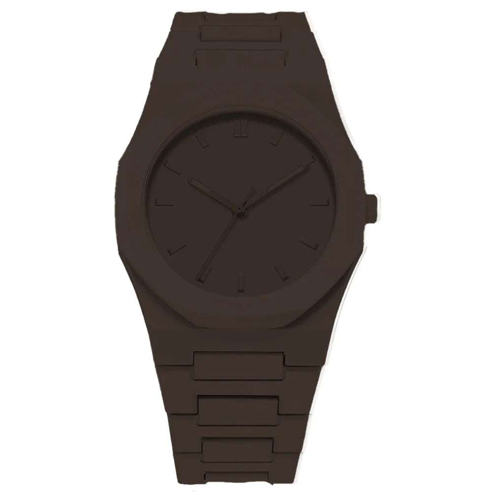 New Fashion Men Luxury Calendar Watch Women Business Casual Quartz Watches Sports Plastic Watch Students Watches Reloj Hombre