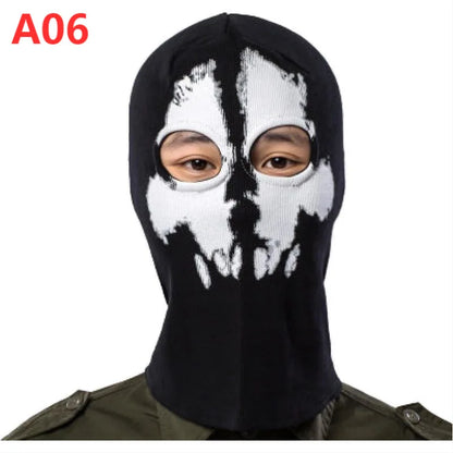 Night light cycling mask; Call of Duty Skull Mask; CS Headset; Deadpool Merchandise Warm Mask; Halloween Fun