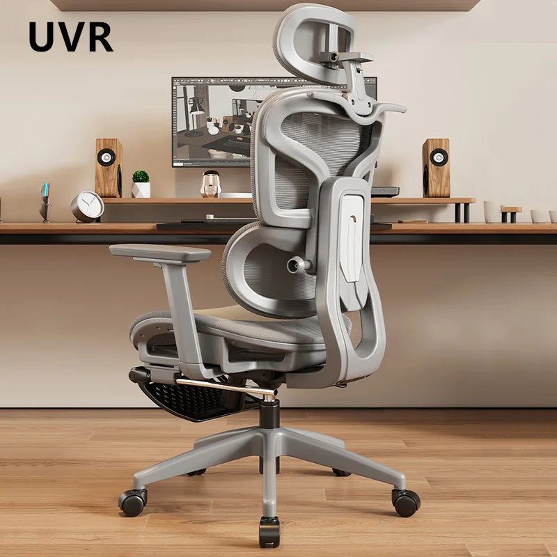 UVR Ergonomic Office Chair Adjustable Reclining Executive Chair with Armrests, Lumbar Support, Swivel Lift Gaming Chair for Home & Workspace