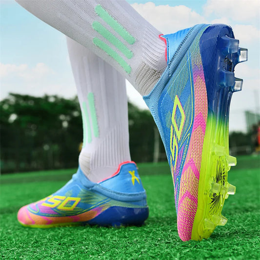 Men's Football Boots New Society Grass Tennis Adult Breathable Ultralight Outdoor Sports Male Soccer Shoes Sneakers Football Shoes