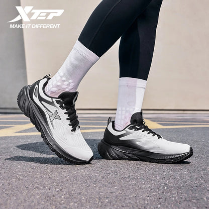 Xtep Herren-Laufschuhe – leicht, atmungsaktiv, stoßdämpfend, strapazierfähig, langlebig, gepolstert – Sneaker 875419110002