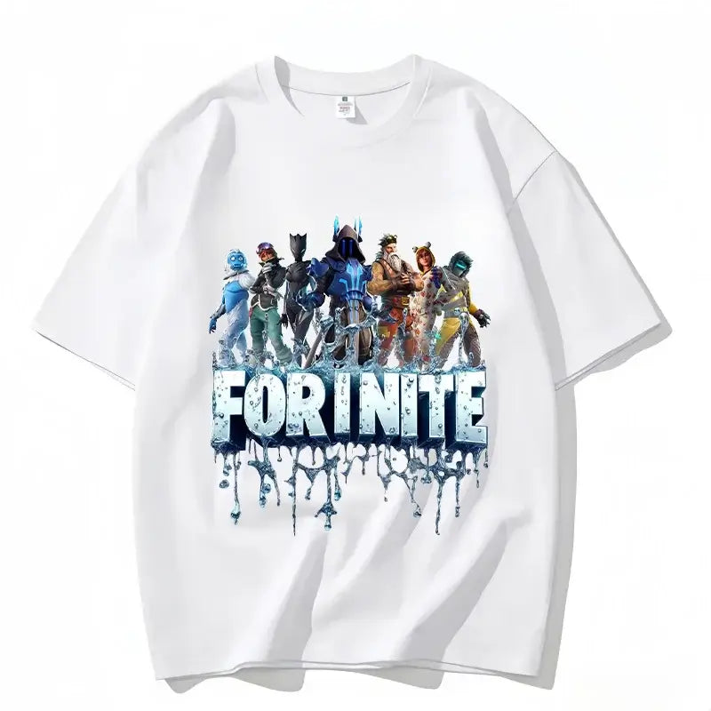 Fortnite majica s okruglim izrezom, uniseks za odrasle, gaming plesna moda, nova, od čistog pamuka, kratkih rukava, savršena za ležerno nošenje i odmor