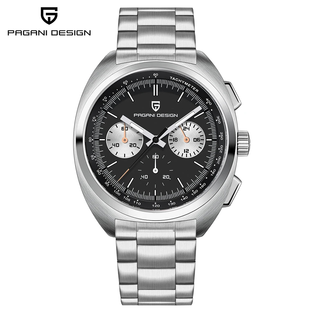 PAGANI DESIGN 2026 NEW Turtle Back Chronograph 1782 Watch for Man Fashion Men's Quartz Watch Luminous relogios masculino