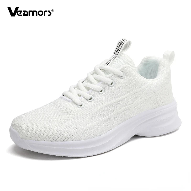 Zapatillas de running para mujer, zapatillas deportivas informales transpirables, ligeras, para gimnasio y deporte al aire libre, cómodas
