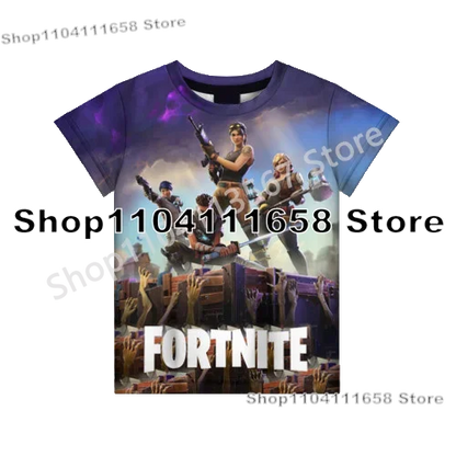 Birthday Gifts 3D Print Banana Peely Team Leader Bear F-Fortnite T Shirt T-shirt Men's Tee Battle Royale Game Summer Tops