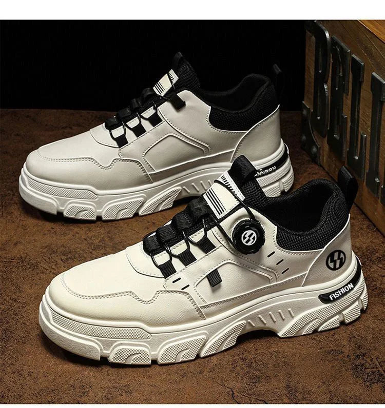 Summer Mens Casual Shoes Leather Men's Sneakers Comfortable Soft Male Wark Board Shoes Platform Shoe for Men Кроссовки Мужские