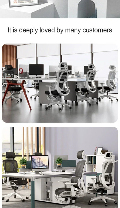 Gaming Chair Adjustable Relax Ergonomic Office Chair Study Long Sitting Cadeira Silla Gamer Office Supplies Daily Necessities