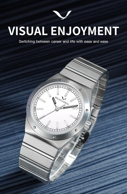 New Arrivals 2026 Specht & Söhne Luxury Watch 38MM Men's Quartz Super Slim Stainless Steel Sapphire Crystal 50M Water Resistant