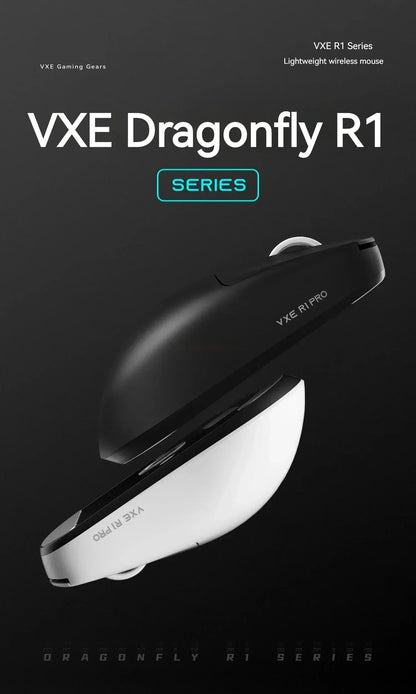 Vgn Vxe Dragonfly R1 Pro Max Gaming Mouse Bluetooth Mouse Rechargeable Gamer Paw3395 Lightweight Ergonomic Wireless Mouse Esport