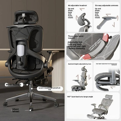 Air Titan Full Mesh Ergonomic Office Gaming Chair with Three Zone Lumbar Support, Ventilated Computer Desk Chair for Students, Work & Gaming