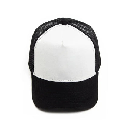2025 m. unisex 5 dalių tinklinė zomšinė „Trucker“ kepurė su individualiu logotipo spaudiniu vyrams, beisbolo kepuraitė pavasariui ir vasarai, kvėpuojančios sportinės kepurės moterims