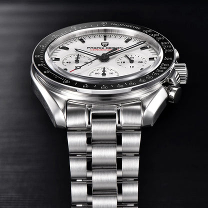 PAGANI DESIGN 2026 New Meteorite pattern dial Luxury Quartz Watch For Men Speed Sport Chronograph AR Sapphire crystal Wristwatch