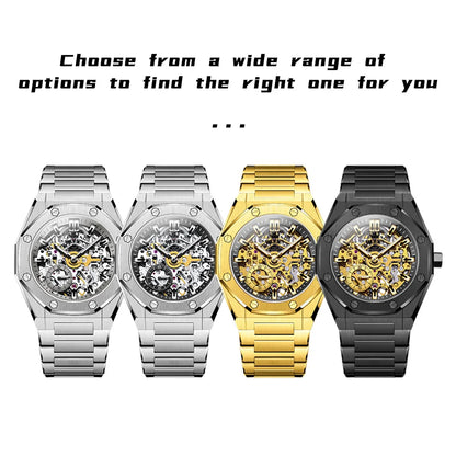 OLEVS 6669 Fully hollow men's watch luxury automatic mechanical watch men's 30M waterproof Man Wristwatches