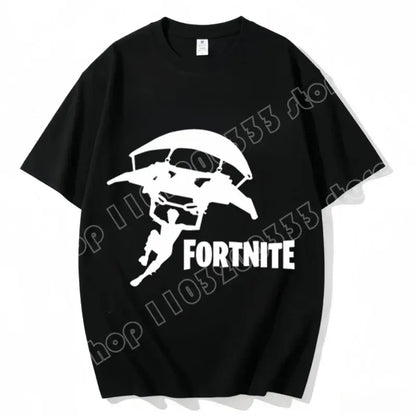 Fortnite majica s okruglim izrezom, uniseks za odrasle, gaming plesna moda, nova, od čistog pamuka, kratkih rukava, savršena za ležerno nošenje i odmor