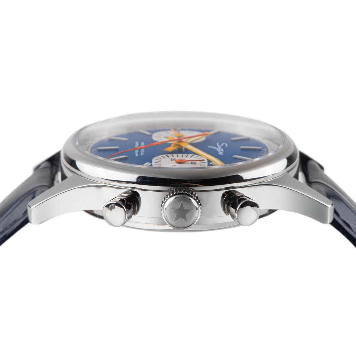 Sugess Watch of Men Chronograph Mechanical Wristwatches Tianjin ST1901 Swanneck Movement Pilot Mens Watch Sapphire Crystal Gift