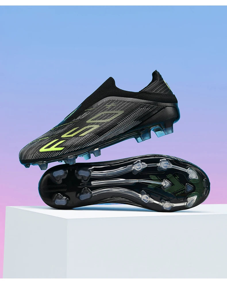 New Men's Football Boots Turf Comfortable Cleats Futsal Non Slip Soccer Shoes Sport Ultralight Fg Grass Indoor Adult Non-Slip