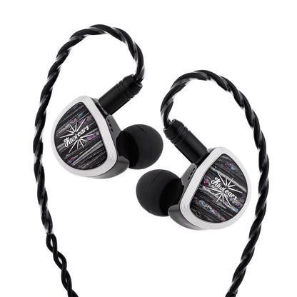 Kiwi Ears Aether 15.3mm Large Planar Driver IEM Hifi Earphones with Detachable Cable System for Gaming and Music Enthusiasts