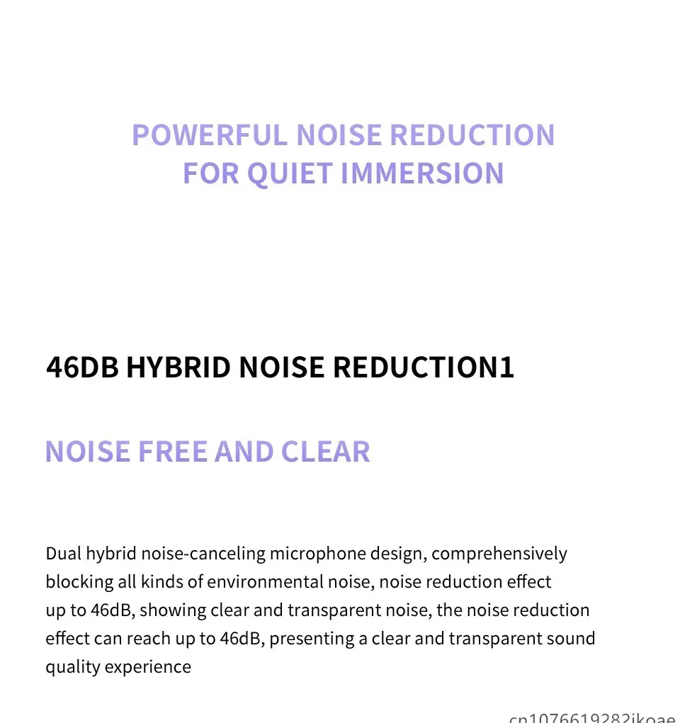 realme Buds T310 Wireless Earbuds Bluetooth 5.4 – 46dB Active Noise Cancelling HiFi Earphones with Deep Bass & Long Battery Life