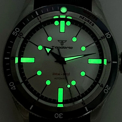 Pilot Watch 200M Water Resistant Mechanical Wristwatch NH35A PT5000 Miyota 8215 Domed Sapphire Glass 120 clicks Bezel Steel Band