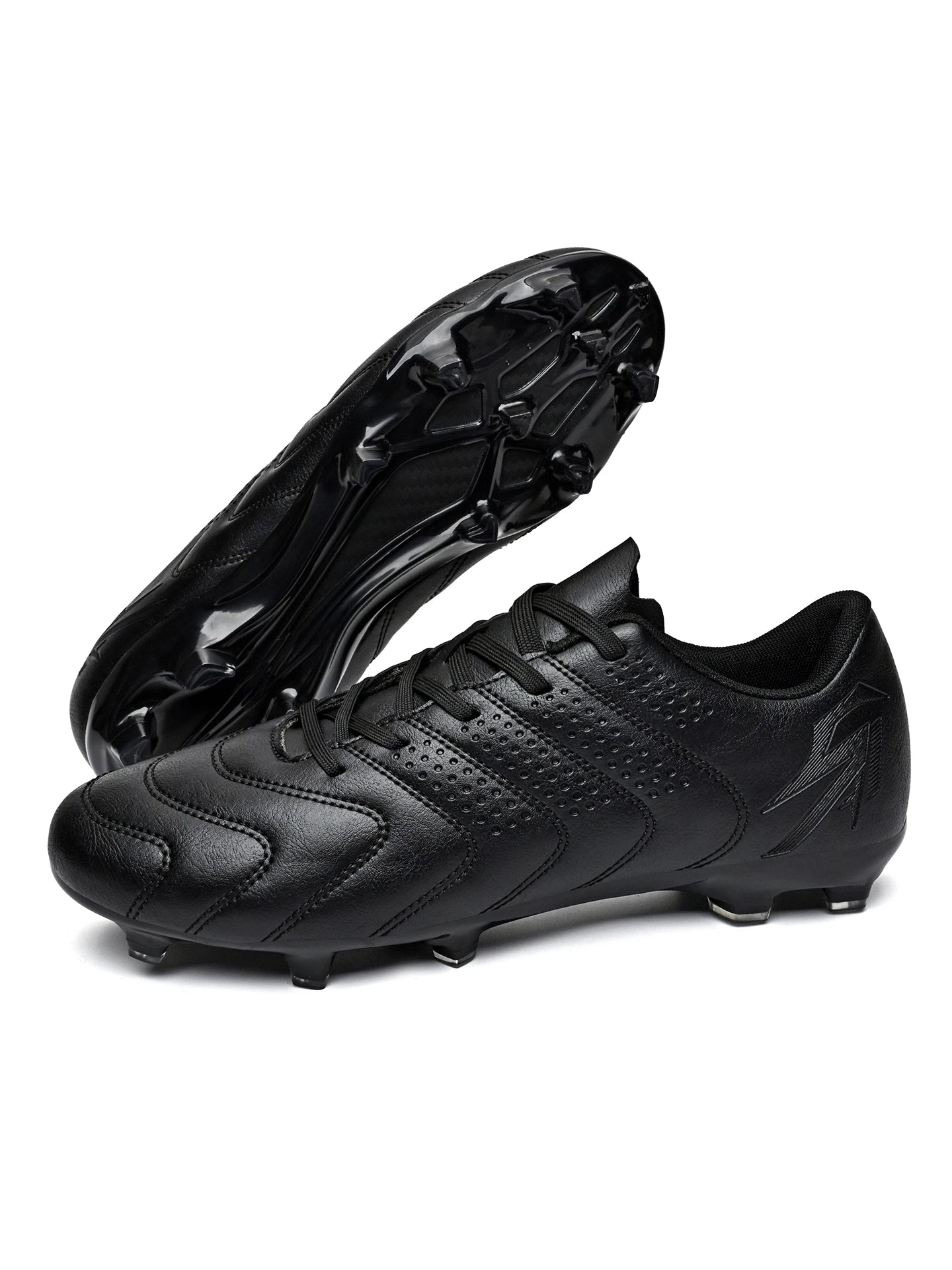 Sport Field AG/FG Soccer cleats，PU Fabric Sweat-wicking Upper，TPU Wear-resistant Sole，Sturdy Durable for Men Women Kids