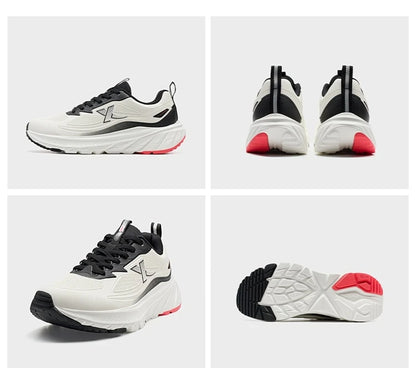 Xtep Herren-Laufschuhe – leicht, atmungsaktiv, stoßdämpfend, strapazierfähig, langlebig, gepolstert – Sneaker 875419110002