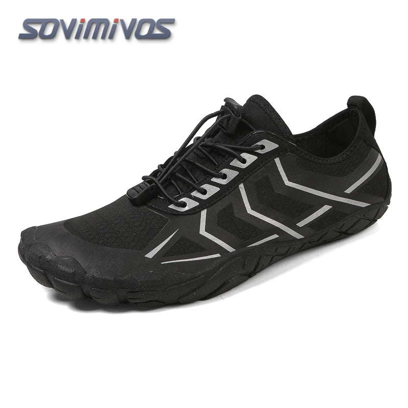 Green Water Shoes For Men Aqua Upstream Shoes New Breathable Mesh Beach Sandals Summer Sport Shoes Women Swimming Shoes Slippers