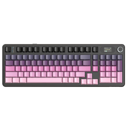 ATTACK SHARK X98PRO Tri-mode Gasket Mechanical Keyboard with TFT Screen & Knob, 99Keys Layout, 5-Layer Foams, Hot-Swap, RGB