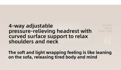 S950 Ergonomic Office Chair Adjustable Computer Chair, Gaming Chair with Lumbar Support, Comfortable Study Chair for Home Office & Work