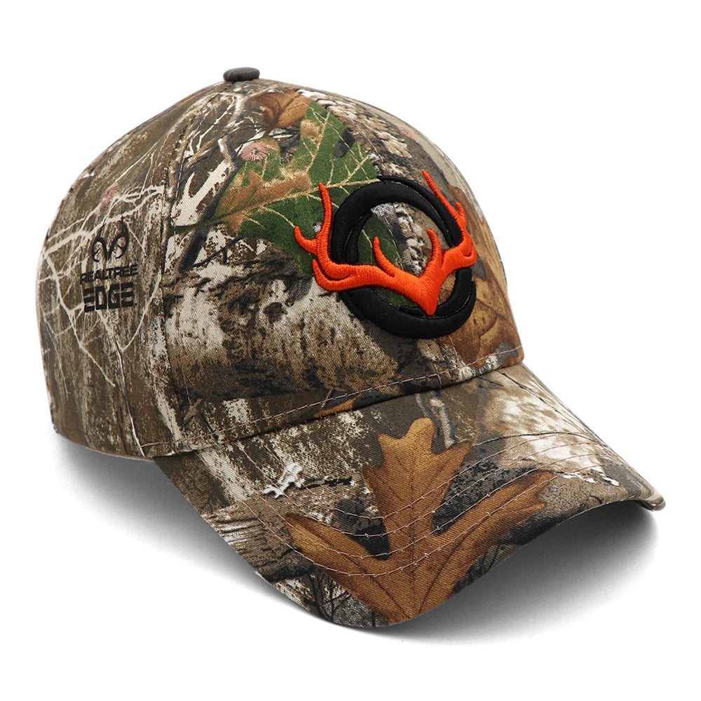 KOEP - Nouvelle casquette de baseball camouflage - Casquettes de pêche pour hommes - Chapeau de chasse camouflage pour les activités de plein air - Chapeau de jungle - Casquette de randonnée avec tête de cerf en 3D