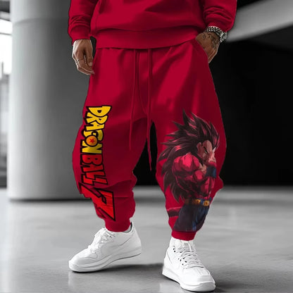 Dragon Ball Men's Pants Sportswear Broly Spring Autumn and Winter Japan Anime Jogger Pants Y2k Harajuku Fashion Cotton Trousers