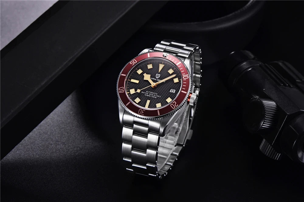PAGANI DESIGN BB58 Men's Watches Mechanical Watch For Men Luxury Automatic Watch Men NH35 Movt Waterproof Reloj Hombre PD-1671