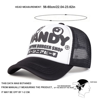 Casquettes de baseball unisexes VANDY à imprimé lettres, pour le printemps et l'été, d'extérieur, ajustables, décontractées, « Dad Hat », casquettes anti-UV, casquettes de sport